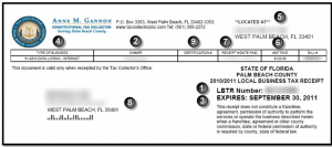 Local And County Tax Receipt Laws In Palm Beach County
